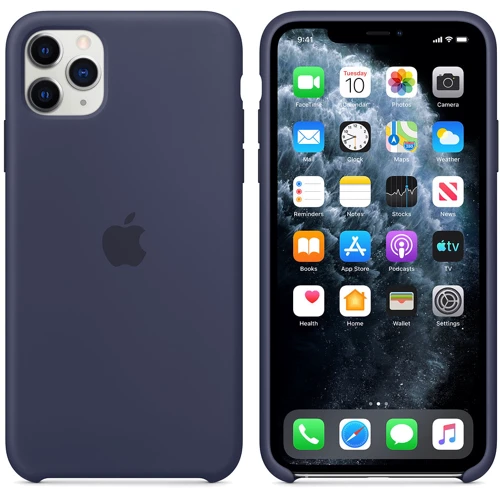 Чехол для iPhone Apple Silicone Case Midnight Blue (MWYW2) for iPhone 11 Pro Max