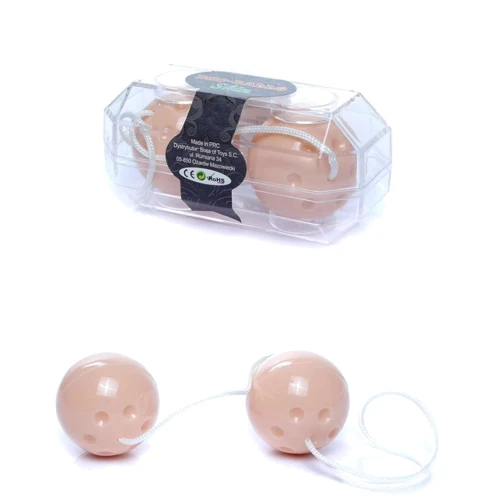 Вагинальные шарики BOSS Series Duo Balls Flesh