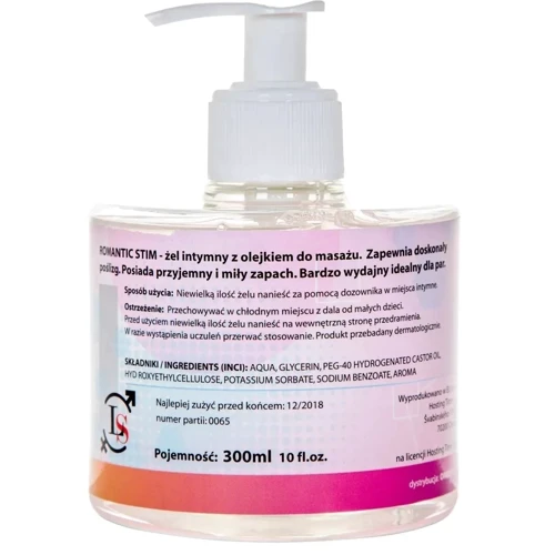 Стимулирующее массажное масло LoveStim Romantic Stim, 300 мл