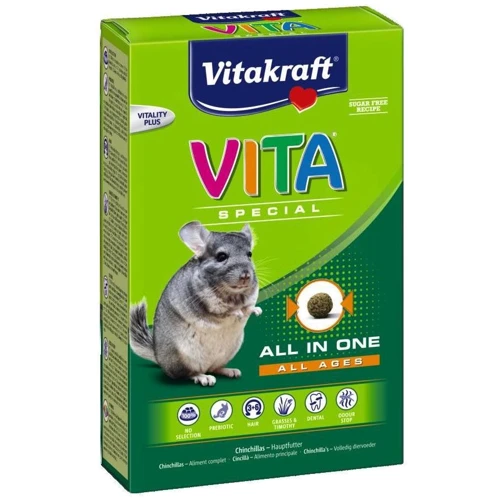 Корм Vitakraft VITA Reg для шиншилл 600 г (4008239253262)
