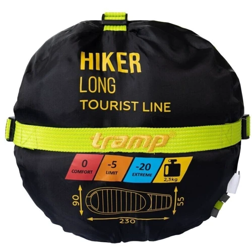 Спальный мешок Tramp Hiker Long R оливковый/серый (TRS-051L-R) фото 16
