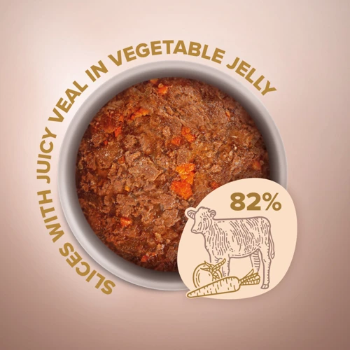 Влажный корм Club 4 Paws Premium Selection Cat Slices Veal in Vegetable Jelly с телятиной для котов 12х80 г (4820215368032): Возраст Взрослые