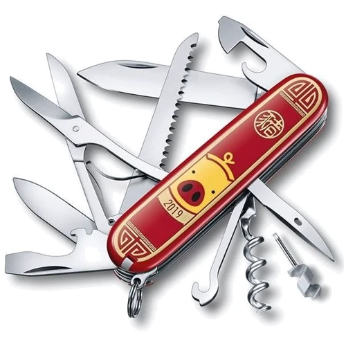 Мультитул Victorinox Huntsman Year of the Pig 91мм/15функ/красный (Lim.Ed. 8888шт) (1.3714.E8): Тип мультитул (многофункциональный инструмент)