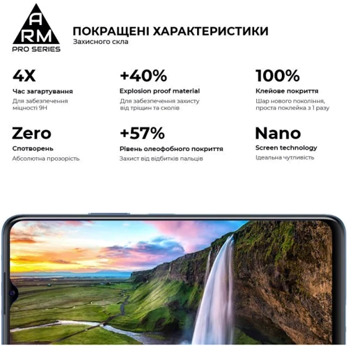 Аксессуар для смартфона ArmorStandart Tempered Glass Pro Black for Vivo Y15s (ARM61009): Тип защитное стекло