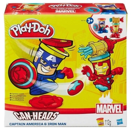Железный Человек и Капитан Америка, набор для лепки, Марвел. Play-Doh (B0594-2): Производитель Play - Doh