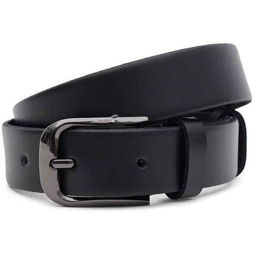 Жіночий ремінь Borsa Leather чорний (110v1genw29-black)