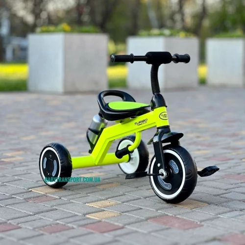 Велосипед триколісний Turbotrike салатовий (M 3648-5): Діаметр коліс, дюймів 12