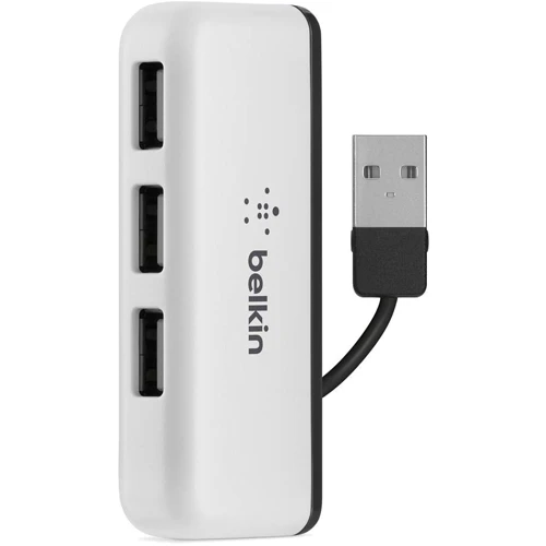 Адаптер Belkin Travel HUB USB to 4xUSB2.0 White (F4U021bt)