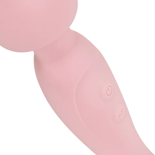 Вібромасажер Good Vibes Only - SIMI Double-Sided Wand Vibrator Soft Silicone - Pink