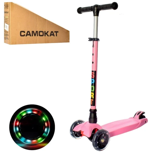 Самокат iTrike JR 3-060-14-P MAXI, розовый