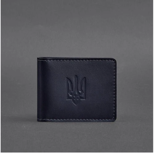 Обложка для удостоверения с гербом BlankNote темно-синяя (BN-IDC-2-navy-blue) фото 6