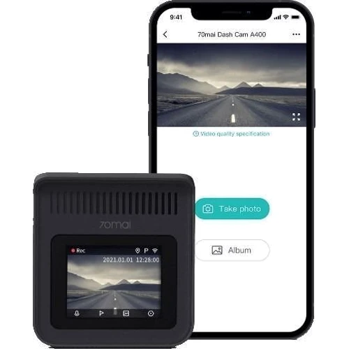 Автомобільний відеореєстратор Xiaomi 70mai Dash Cam A400 Gray