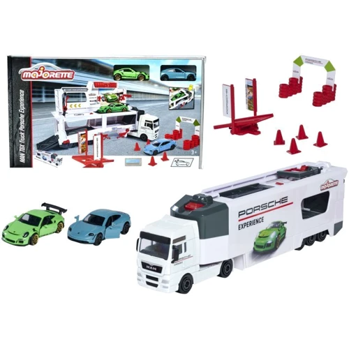 

Игровой набор Majorette Трейлер МАН перевозчик Порше (3467452063125) (2053304)
