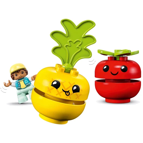 Конструктор LEGO DUPLO My First Трактор для вирощування фруктів та овочів 19 деталей (10982) фото 5