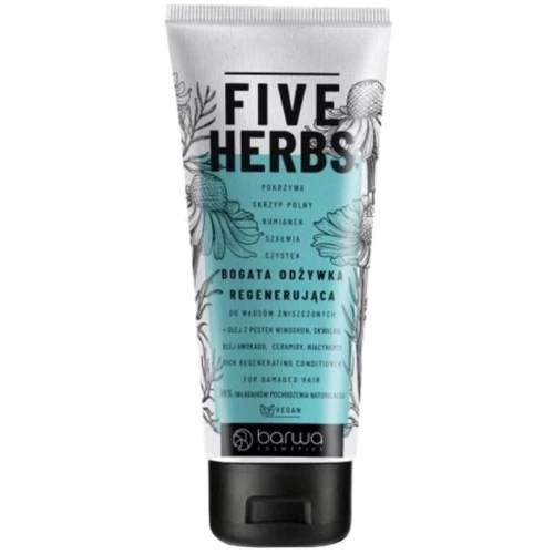 Barwa Cosmetics Five Herbs Кондиціонер, що регенерує для пошкодженого волосся 180ml