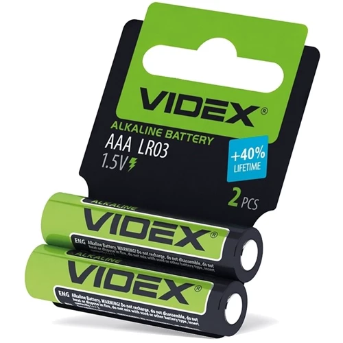 Videx Alkaline LR03/AAA 2 шт фото 1