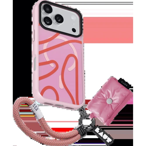 Чохол для iPhone LAUT KEYKO POP MagSafe Pink (L_IP25B_KP_P) для iPhone 17 Pro: Колір рожевий