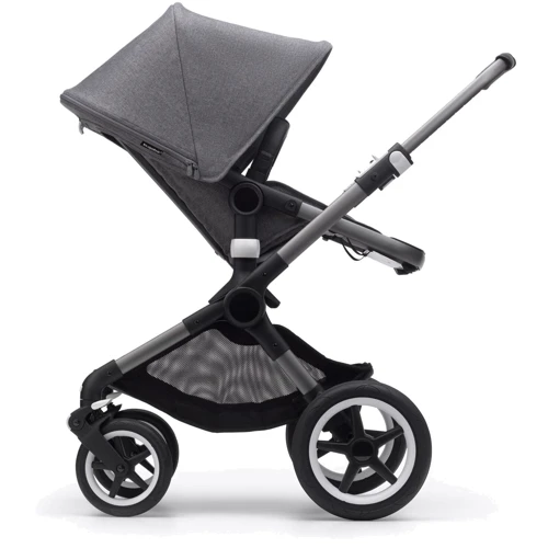 Универсальная коляска 2 в 1 Bugaboo Fox3 Graphite/ Grey Melange/ Grey Melange фото 11