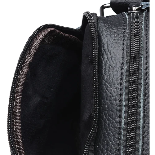 Чоловіча сумка через плече Keizer чорна (K11816-black): Тип ручки Плечовий ремінь, Без ручки