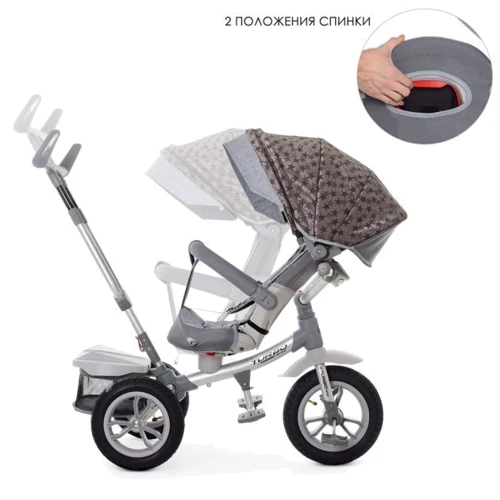 Велосипед Turbo Trike Stars M 4058HA-23S Grey (M 4058HA): Рекомендуемый возраст от 1 года