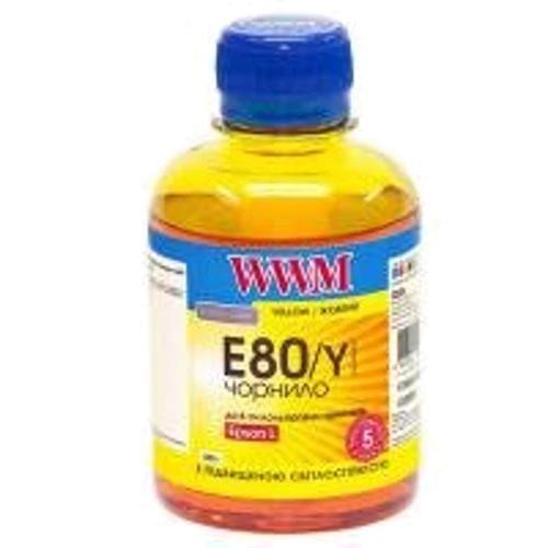 Чорнило WWM EPSON L800 Yellow (E80/Y): Колір Yellow