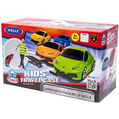 Чемодан машинка Ridaz Lamborghini Huracan (91002W-YELLOW): Вік від 3 до 6 років
