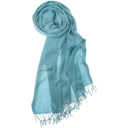 Палантин Pashmina голубой (3330546)