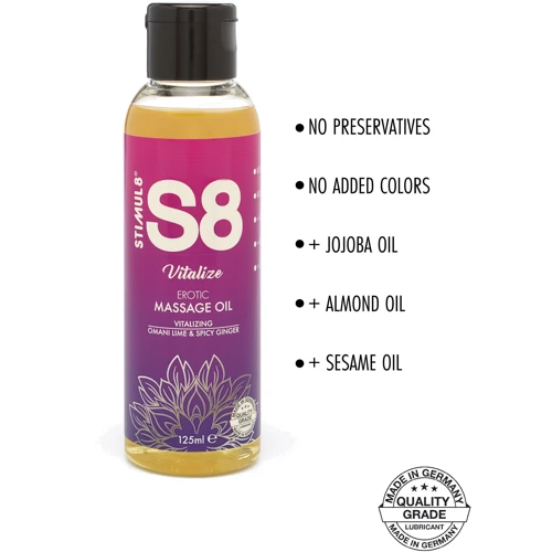 S8 Massage Oil масажне масло, 125 мл, Оманську лайм і імбир