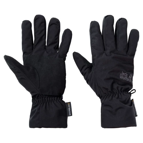 Перчатки Jack Wolfskin Stormlock Highloft Glove S черные (1904433_6000)