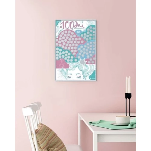 Скретч постер 1DEA.me 100 СПРАВ справжньої дівчинки Oh my look edition (100TGF)