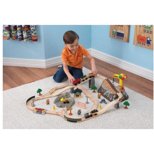 Залізниця KidKraft Bucket Top Construction Train Set (17805): Тип набір