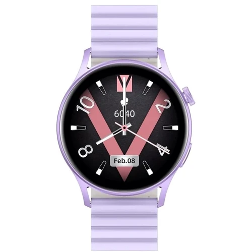 Смарт-часы Kieslect Lora Lady 2 Purple: Дисплей 1.3" AMOLED (360х360)