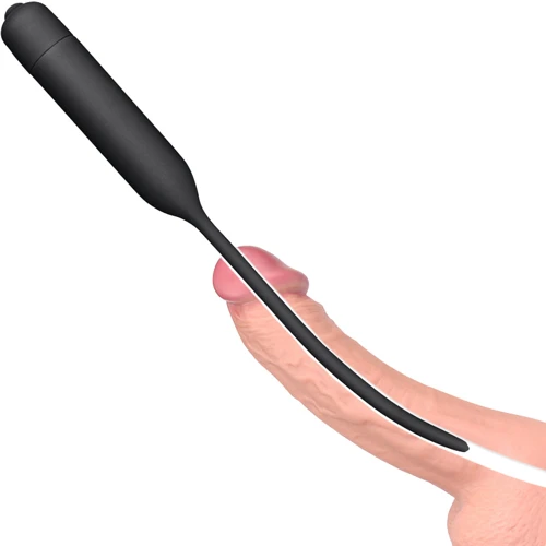 Уретральная вставка с вибрацией LoveToy Silicone Vibrating Urethral Dilator