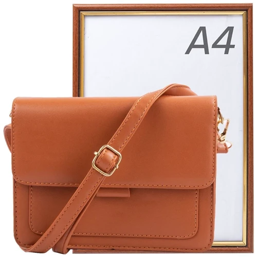 Женская сумка кросс боди Valiria Fashion коричневая (4DETBI745-10): Материал Искусственная кожа