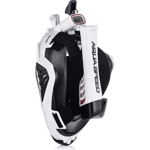 Маска для дайвинга Полнолицевая маска Aqua Speed DRIFT 7087 черный, белый Уни S/M (249-57)