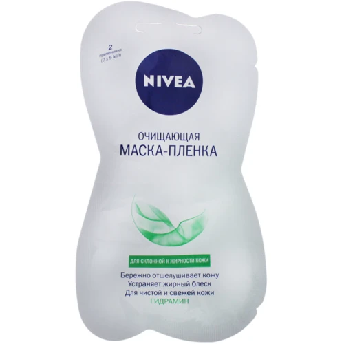 Nivea Aqua effect Маска-пленка Очищающая для комбинированной кожи 15 ml