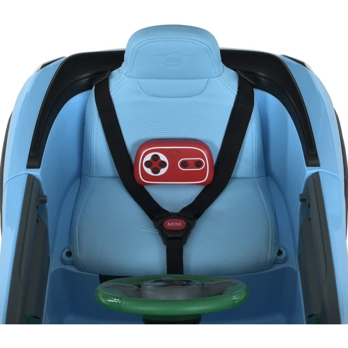 Дитячий електромобіль Bambi Mini Cooper блакитний (JE1688EBLR-4(24V))