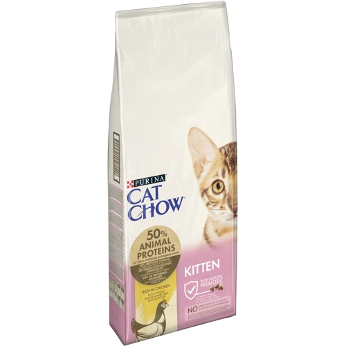 Сухой корм Cat Chow Kitten для котят с курицей 15кг (12251712): Порода Все породы