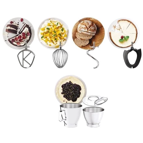 Кухонний комбайн Kenwood Titanium Chef Baker XL KVL 85.004 SI: Об'єм чаші 7 та 5 л