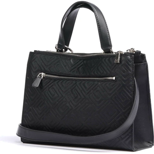 Жіноча сумка тоут Guess Janay Status Satchel чорна (HWQG7738060-BLA): Стать жіночий