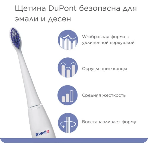Зубная щетка B.Well PRO-850 White фото 7