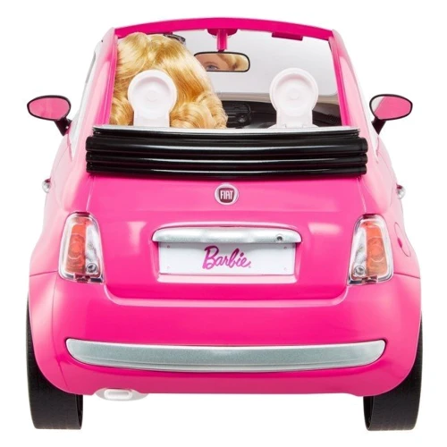 Набор с куклой Barbie Фиат розовый фото 2