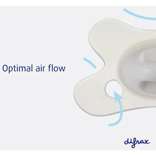 Пустышка силиконовая Difrax Natural Newborn 0+ мес. Apricot_lines (113 Apricot_lines): Форма соски классическая