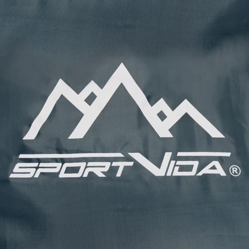 Спальный мешок SportVida R Navy Green/Orange (SV-CC0061): Ширина в плечах 75 см