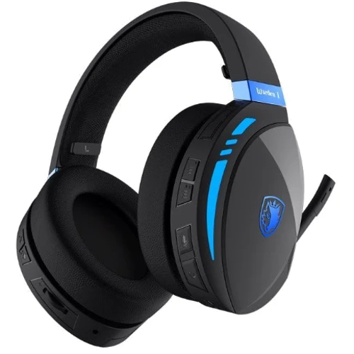 Наушники Sades SA-201 Warden I Black/Blue (SA201BKB): Тип крепления оголовные