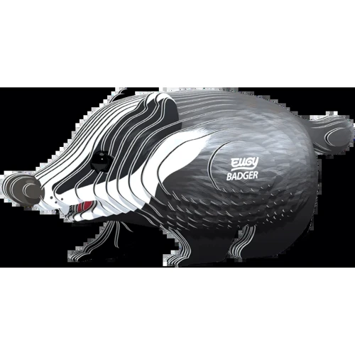 Сборная 3D модель Eugy Зоопарк: Барсук (XEG-094)