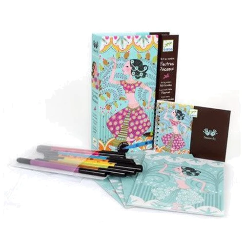 Художній комплект Djeco малювання кистями Живопис Сходу (DJ08642)