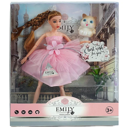 Кукла Emily с любимцем и аксессуарами, 30 см (QJ 117 B)
