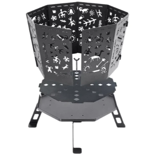 Гриль портативный раскладной Naturehike CNH22CJ036, сталь (6975641888871): Форма Круглые