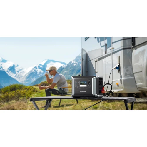 Зарядная станция Dabbsson DBS2100 Pro 2150Wh 2400W: Разъемы для подзарядки Зарядка от сети, Зарядка от автомобиля, DC-разъем